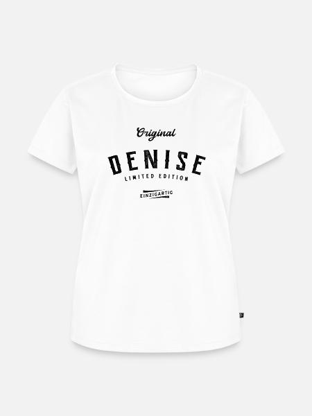 Denise Limited Edition - Frauen Premium Bio T-Shirt - Weiß