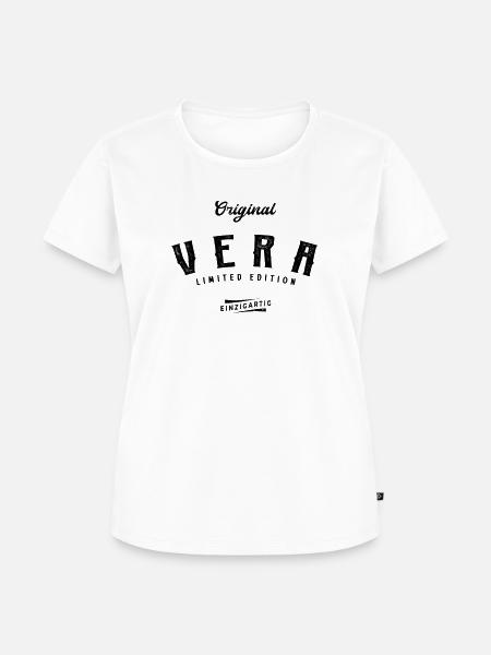 Vera Limited Edition - Frauen Premium Bio T-Shirt - Weiß