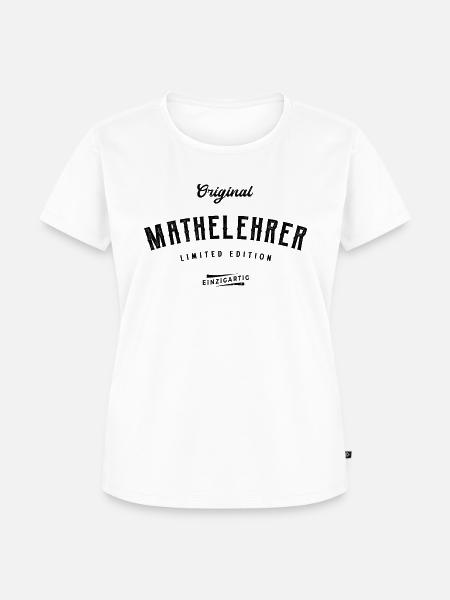 Mathelehrer Limited Edition - Frauen Premium Bio T-Shirt - Weiß