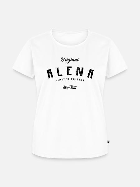 Alena Limited Edition - Frauen Premium Bio T-Shirt - Weiß