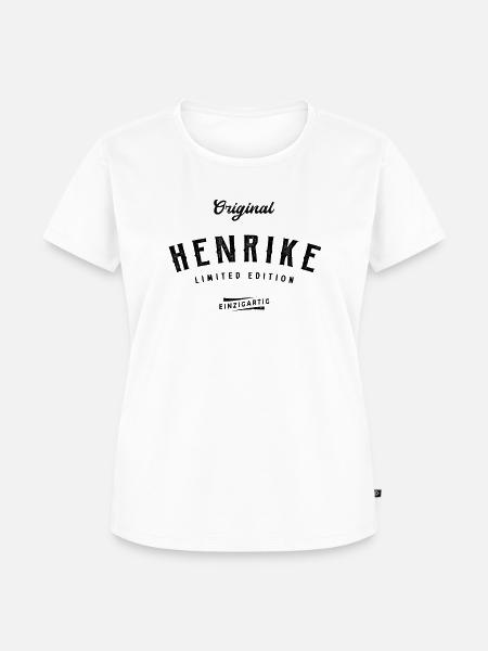 Henrike Limited Edition - Frauen Premium Bio T-Shirt - Weiß