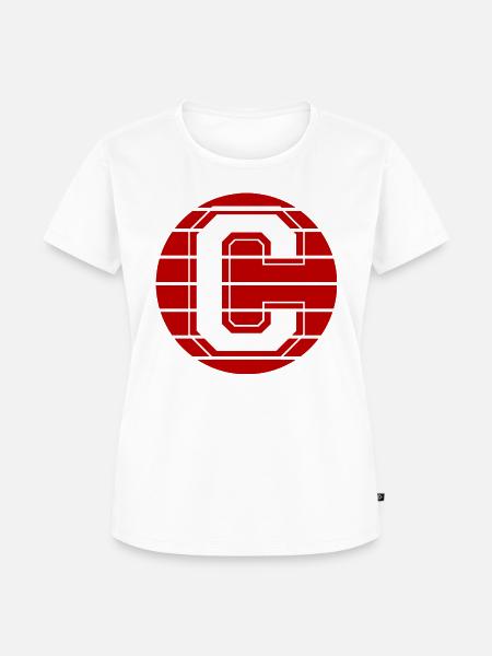 Buchstabe C - Frauen Premium Bio T-Shirt - Weiß