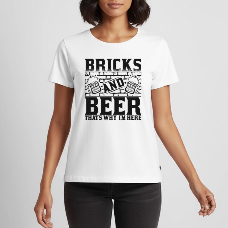 Masonry, masonry, bricklayer, apprentice, mason, master Women's Premium Organic T-shirt