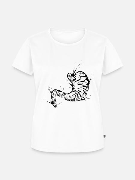Magen - Frauen Premium Bio T-Shirt - Weiß
