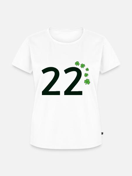 22 - Frauen Premium Bio T-Shirt - Weiß