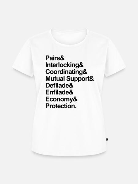 P.I.C.M.D.E.E.P. Akronym: Militärisches Maschineng - Frauen Premium Bio T-Shirt - Weiß