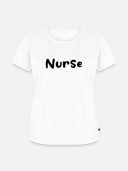 Nurse - Frauen Premium Bio T-Shirt - Weiß