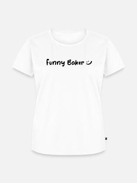 Bakery Baker - Funny Baker - Frauen Premium Bio T-Shirt - Weiß