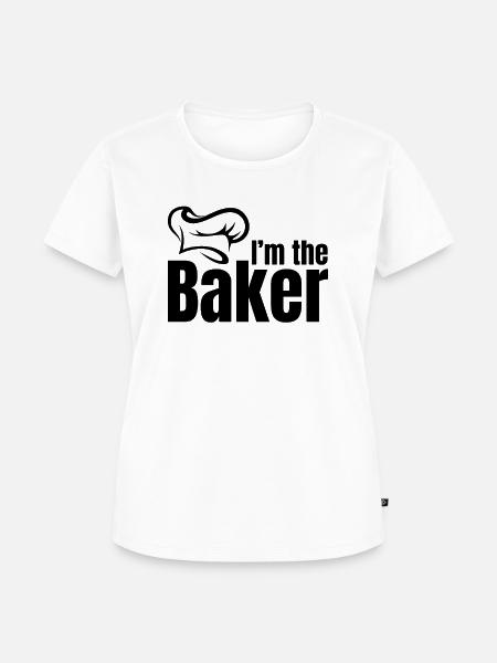 Bakery Baker - I'm The Baker - Frauen Premium Bio T-Shirt - Weiß