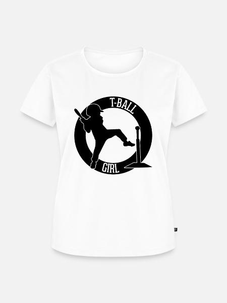 T-Ball Sister Teeball Sister - Frauen Premium Bio T-Shirt - Weiß