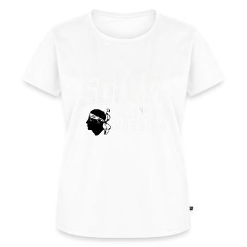 Time to go South Corsica GR20 Monte Cinto - T-shirt Premium bio Femme - blanc - Devant - AI Model Female 172 dark (172cm)