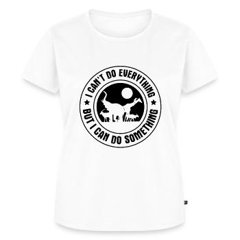 Protection des animaux - T-shirt Premium bio Femme - blanc - Devant - AI Model Female 172 dark (172cm)