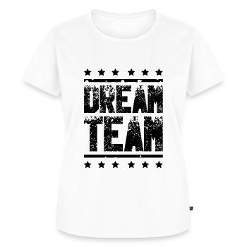 Dream Team - T-shirt Premium bio Femme - blanc - Devant - AI Model Female 172 dark (172cm)