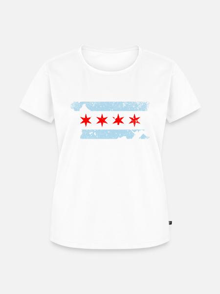 Chicago Illinois - Frauen Premium Bio T-Shirt - Weiß