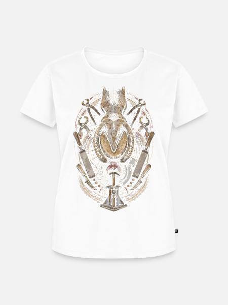 Hufschmied Hufschmiede - Frauen Premium Bio T-Shirt - Weiß