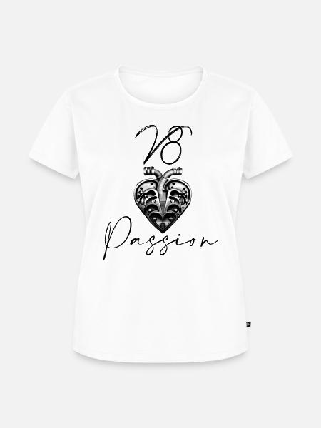 V8 - Frauen Premium Bio T-Shirt - Weiß