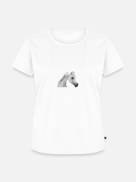 Araber Pferde - Frauen Premium Bio T-Shirt - Weiß