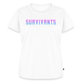 Survivants - T-shirt Premium bio Femme - blanc - Devant - AI Model Female 172 dark (172cm)