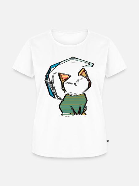 CAT TWENTY THREE - Frauen Premium Bio T-Shirt - Weiß