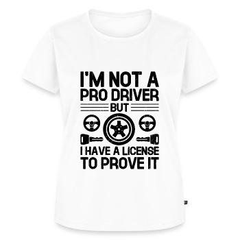 Führerschein bestanden Neuer Führerschein Fahren S - Frauen Premium Bio T-Shirt - Weiß - Vorne - AI Model Female 172 dark (172cm)