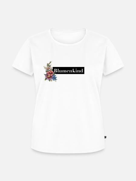 Blumenkind - Frauen Premium Bio T-Shirt - Weiß