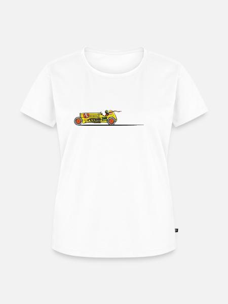 The Race - Frauen Premium Bio T-Shirt - Weiß