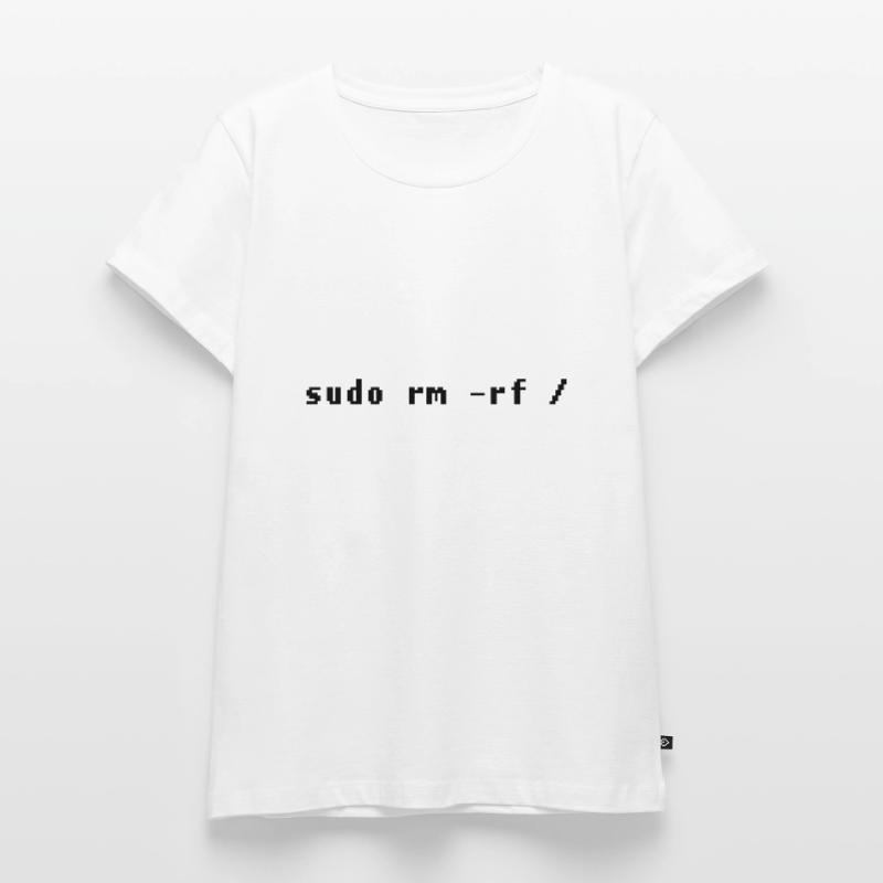 Conception drôle d'admin de Linux T-shirt Premium bio Femme