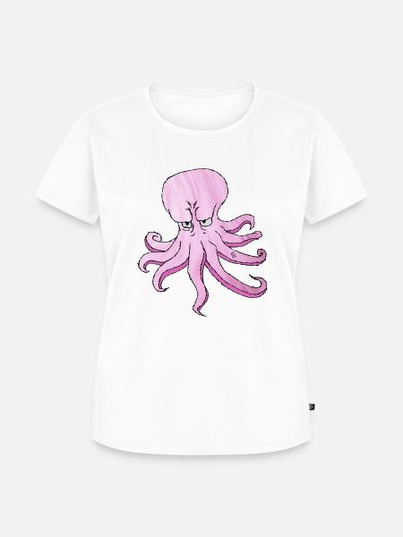 Daniel Rausch Kraken - Frauen Premium Bio T-Shirt - Weiß