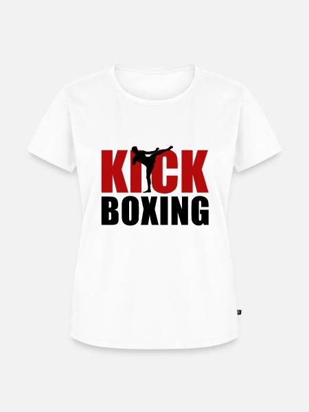 Kickboxen - Frauen Premium Bio T-Shirt - Weiß