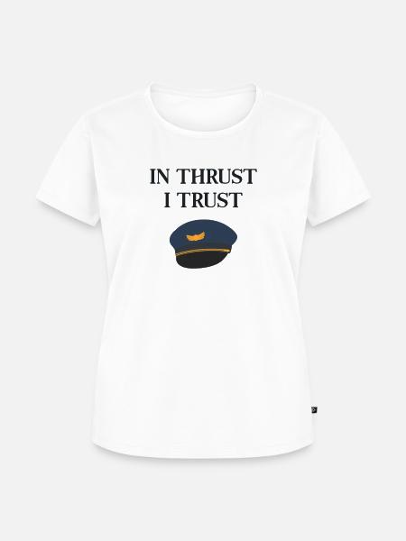 Pilot - Frauen Premium Bio T-Shirt - Weiß