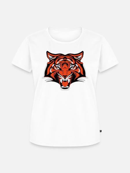 Outback Tiger - Frauen Premium Bio T-Shirt - Weiß