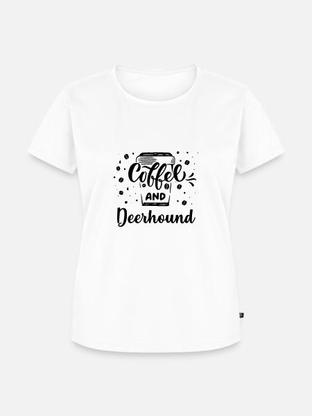 Deerhound - Frauen Premium Bio T-Shirt - Weiß