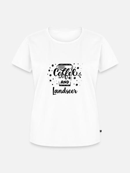 Landseer - Frauen Premium Bio T-Shirt - Weiß