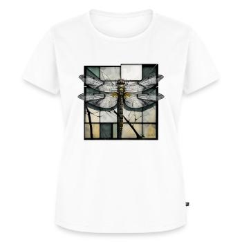 Libellule Insectes Art Cadeau Oeuvre d’art Animal - T-shirt Premium bio Femme - blanc - Devant - AI Model Female 172 dark (172cm)