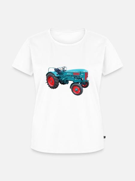 Hanomag Trecker - Frauen Premium Bio T-Shirt - Weiß
