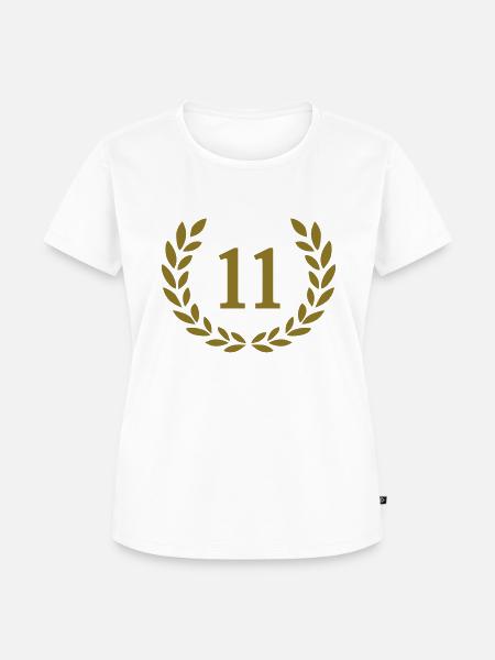 11 - Frauen Premium Bio T-Shirt - Weiß