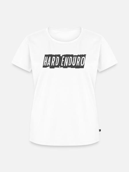 Harte Enduro - Frauen Premium Bio T-Shirt - Weiß
