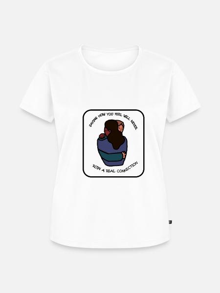 Echte Verbindung - Frauen Premium Bio T-Shirt - Weiß