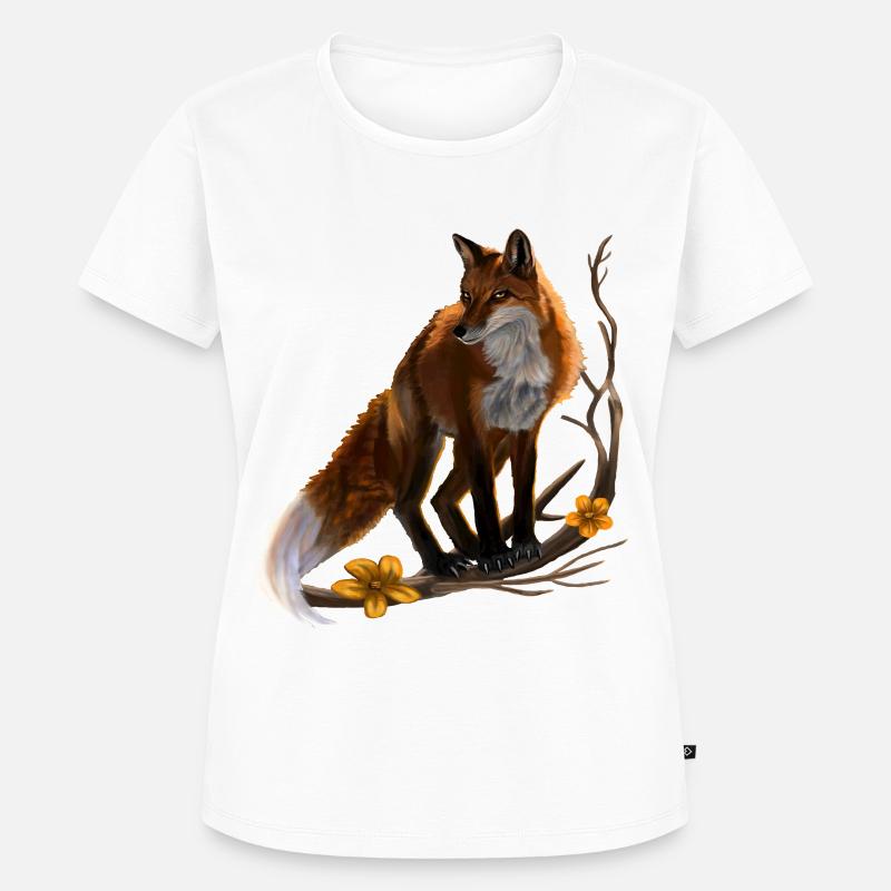 fox - Women's Premium Organic T-shirt - white