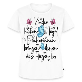 Erzieherin - Frauen Premium Bio T-Shirt - Weiß - Vorne - AI Model Female 172 dark (172cm)