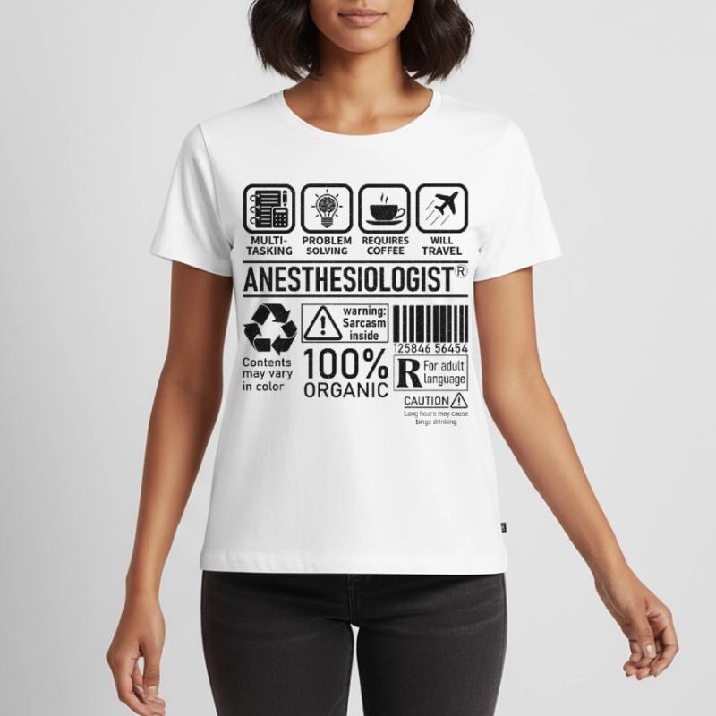 Anesthesiologist multi tasking problem solving Frauen Premium Bio T-Shirt