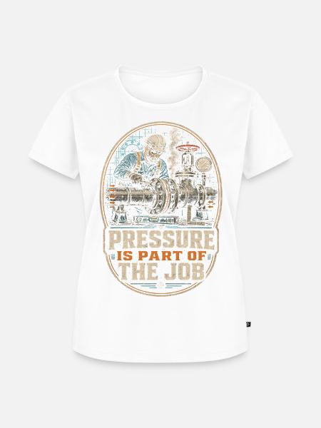 Rohrleger Rohrleitungsbauer - Frauen Premium Bio T-Shirt - Weiß