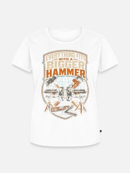 Rohrleger Rohrleitungsbauer - Frauen Premium Bio T-Shirt - Weiß