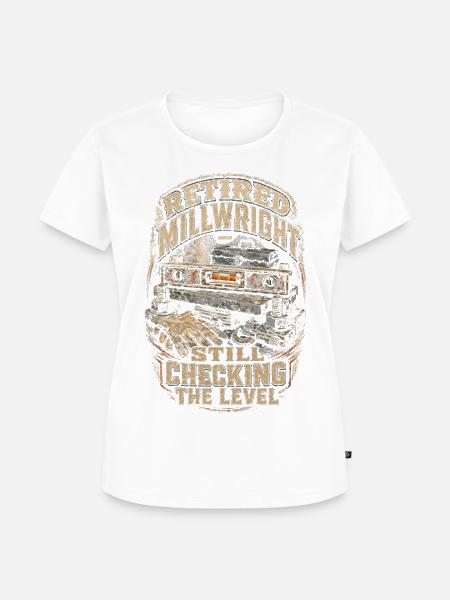Industriemechaniker Maschinenmonteur - Frauen Premium Bio T-Shirt - Weiß