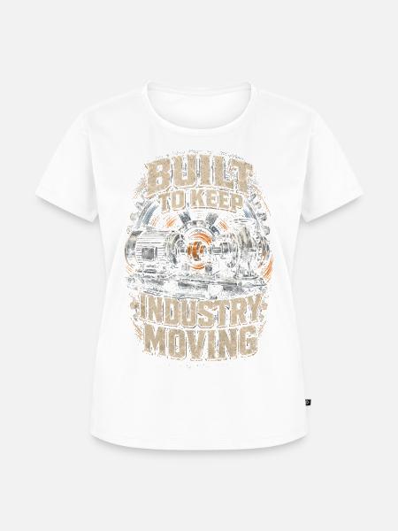 Industriemechaniker Maschinenmonteur - Frauen Premium Bio T-Shirt - Weiß