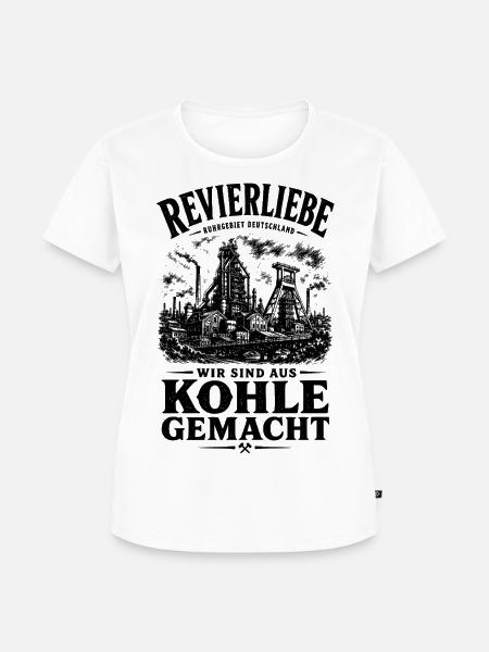 Ruhrpott Revierliebe - Frauen Premium Bio T-Shirt - Weiß