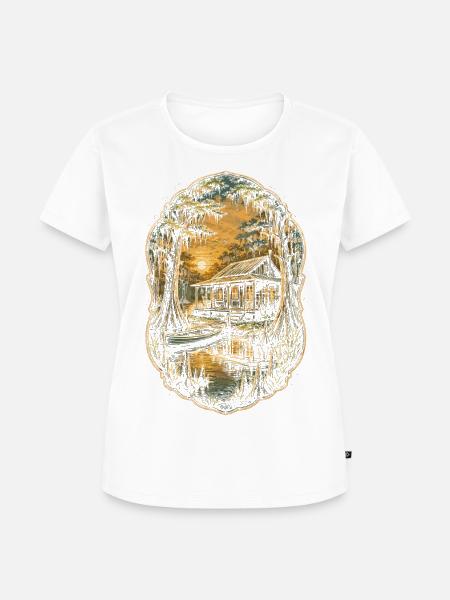 Cajun Kultur - Frauen Premium Bio T-Shirt - Weiß