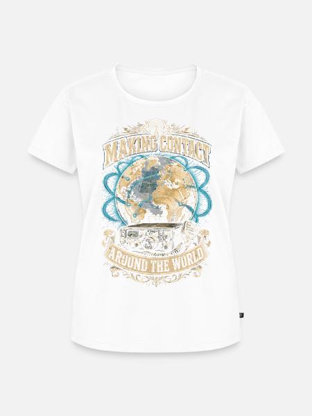 Amateurfunk Amateurfunker - Frauen Premium Bio T-Shirt - Weiß