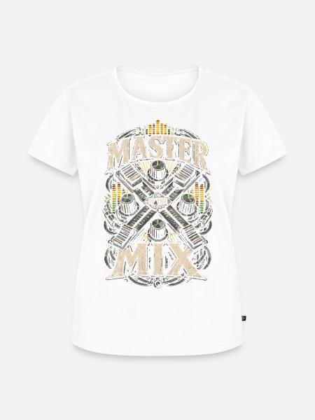 Tontechniker Tontechnik Master Of The Mix - Frauen Premium Bio T-Shirt - Weiß