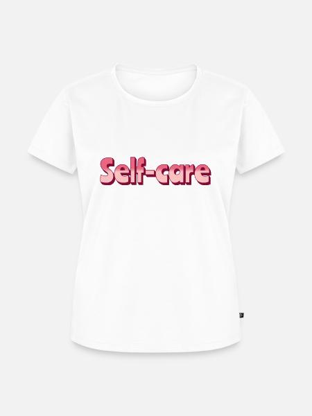 Selbstfürsorge - Frauen Premium Bio T-Shirt - Weiß